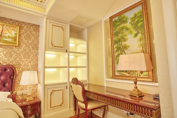 Living room in renovated model room