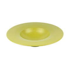 colored plate isolated porcelain