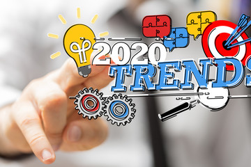 year 2020 business solution concept