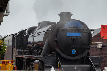 Old Scottish steam locomotive
