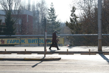 Sofia, Bulgaria - March 17, 2020: Empty streets of Sofia during Corona Virus covid-19 outbreak