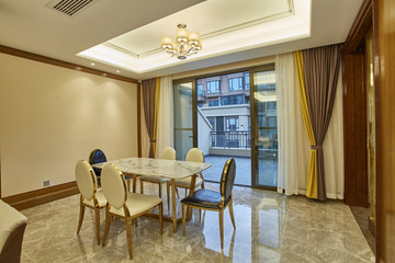 Living room in renovated model room