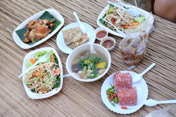 I ate the local foods from Northern with my friends