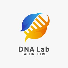 DNA cell logo design