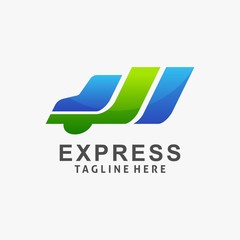 Express delivery logo design