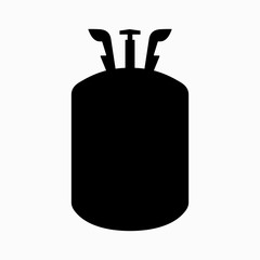 Cylinder (canister) of refrigerant for the repair of air conditioners or fridges