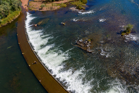 Arial Of Ivanhoe Crossing, Kununurra, Australia 