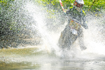 Enduro and Lots of Water Spray