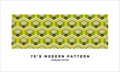 [70's pattern] abstract background with leaves [vector icons]