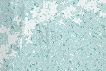 blue cracked wall background