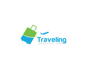 Traveling Logo Icon Design Vector