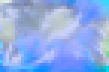 Blue background or texture with geometric objects