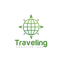 Traveling Logo Icon Design Vector