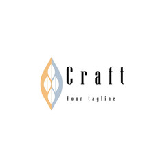 logo template for product craft theme nature and artsy