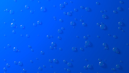 3d illustration of an abstract texture, colored and transparent, like water.