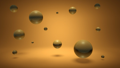 3d illustration of an abstract texture, transparent as water.