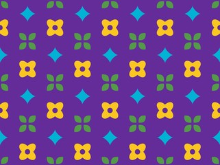Bright colors of seamless pattern with  and  pattern.