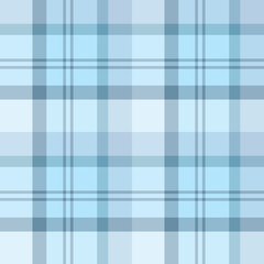 Seamless pattern in great winter blue  colors for plaid, fabric, textile, clothes, tablecloth and other things. Vector image.