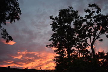 Cielo rojo
