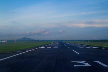 airplane runway for take off and landing