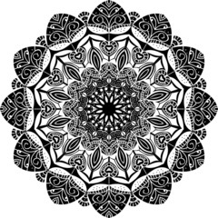 Mandalas for coloring book. Decorative round ornaments. Unusual flower shape. Oriental vector, Anti-stress therapy patterns. Weave design elements. Yoga logos Vector
