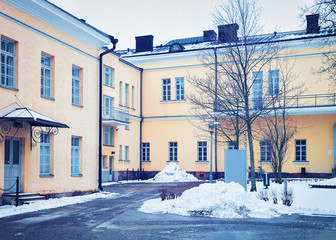Back yard of University of Helsinki