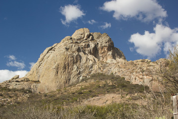 Fototapeta na wymiar Peña de Bernal piedra