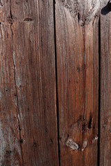 Holztor braun verwittert