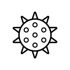 corona virus icon design vector template