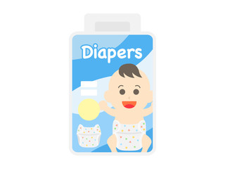 おむつのイラスト