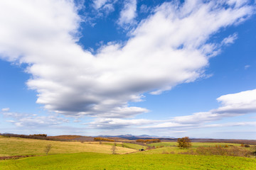 Obraz premium 日本・北海道東部の標茶町、多和平展望台