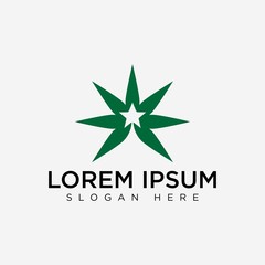 cannabis logo design for healthcare and medical lab business