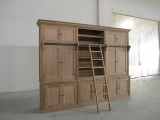 Classy and Modern Luxury Wooden Storage Furniture for Home Interiors Furniture in Factory Isolated Background