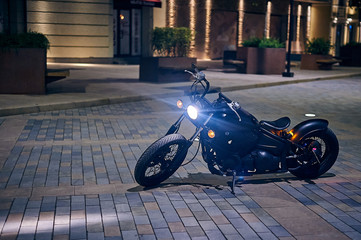 Custom built motorcycle © sergograph