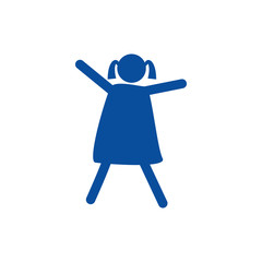 Abstract kid graphic design template vector isolated