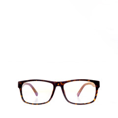 Medical eyeglasses frames on white