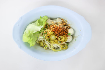 dumpling or wonton, noodles