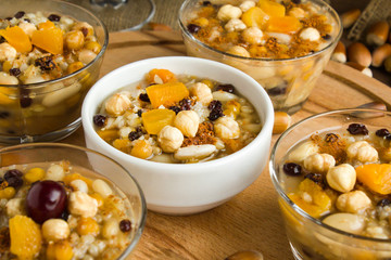 Traditional Turkish Dessert is Asure 