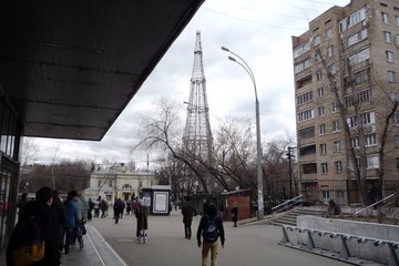 Shabolovskaya tower view