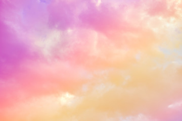 cloud background with a pastel colour