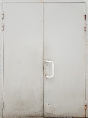 Old metal door