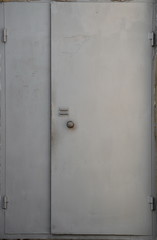 Old metal door