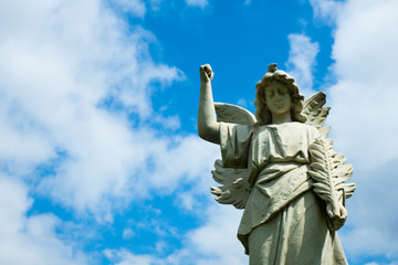 Angel Statue Looking Down