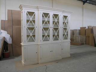 Fototapeta premium Classy and Modern Luxury Wooden Storage Furniture for Home Interiors Furniture in Factory Isolated Background