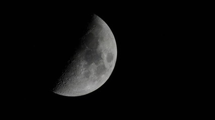 Half moon close-up