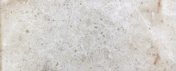 White blank marble surface with beautiful abstract irregular shapes and textures - background for a header horizontal banner