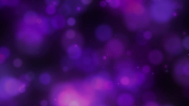 Modern bokeh in motion design style on dark background