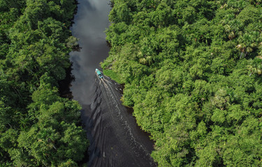 Aerial view of the Orinoco Delta - Venezuela