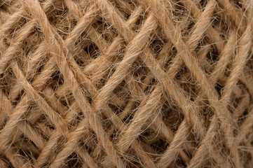 twine background very close- up, soft diffused light.