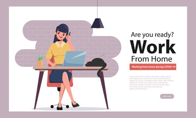 Employees are working from home to avoid spreading the coronavirus.